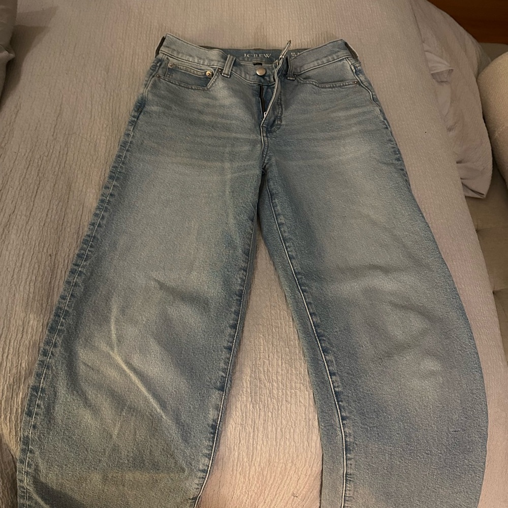 J. Crew Classic Blue Slim Wide Jeans